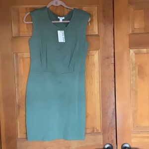 Nine West Green Sleeveless Dress